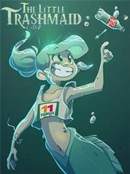 被海洋垃圾污染后的小美人鱼